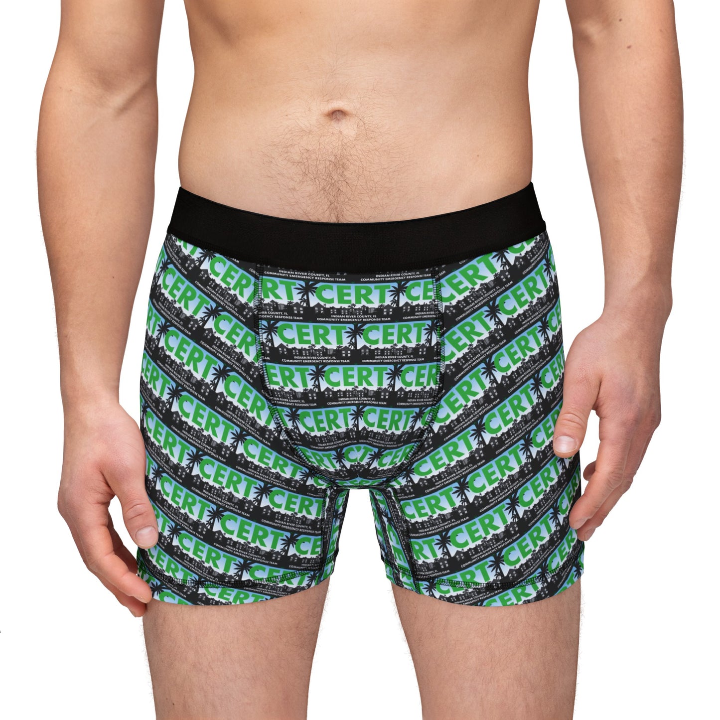 CERT GM Men's Boxers (AOP)