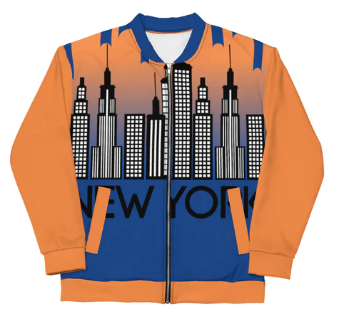 MYNY Hub "New York Bubbles" Unisex Bomber Jacket