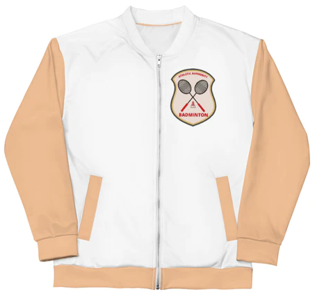 SPORTS AUTHORITY BADMINTON BOMBER JACKET FRONT