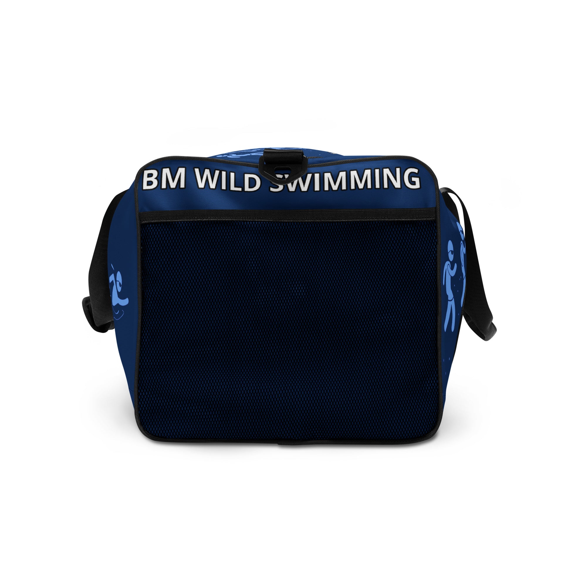 BRIXHAM BM Wild Swimming Duffle bag end with mesh pocket