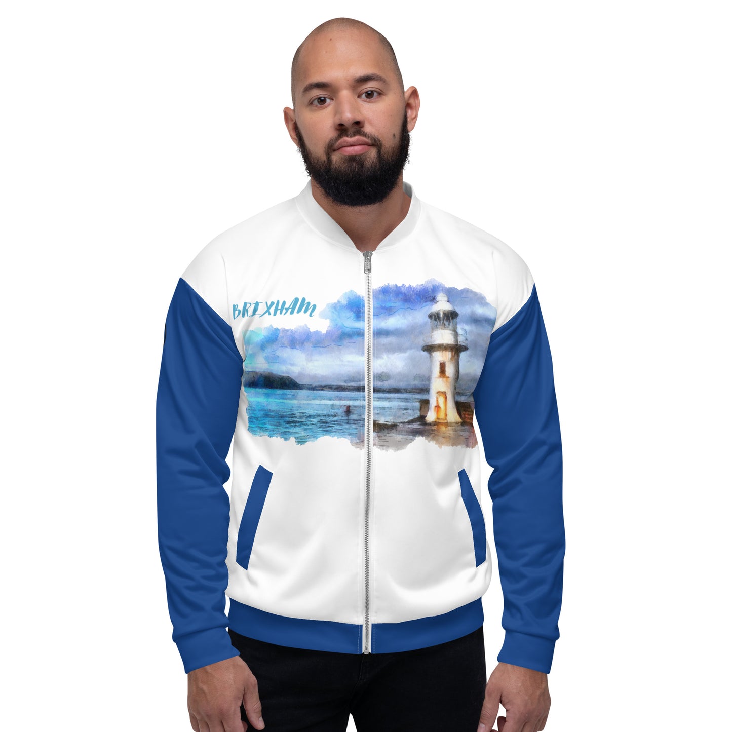 BRIXHAM BM Lighthouse Unisex Bomber Jacket