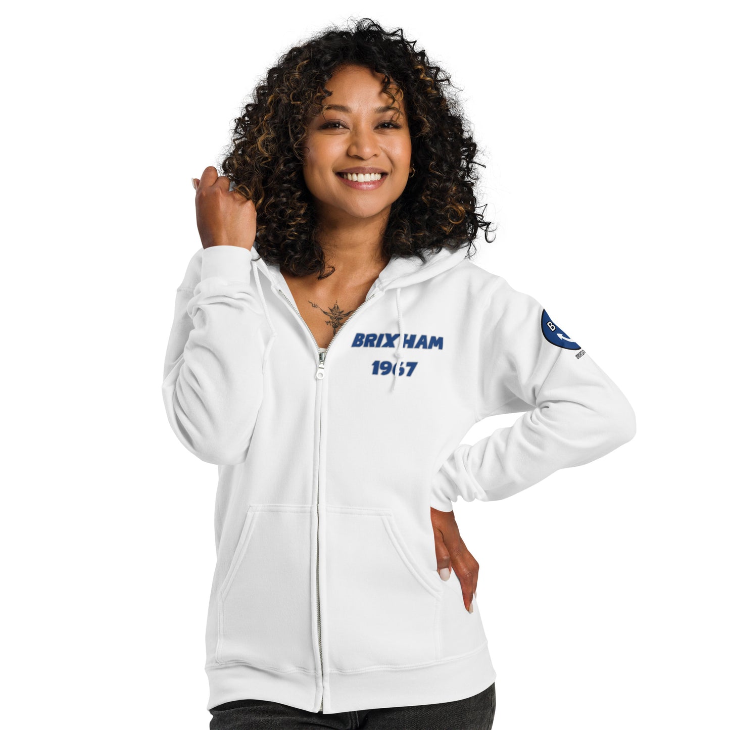BRIXHAM BM 1967 1 Unisex heavy blend zip hoodie