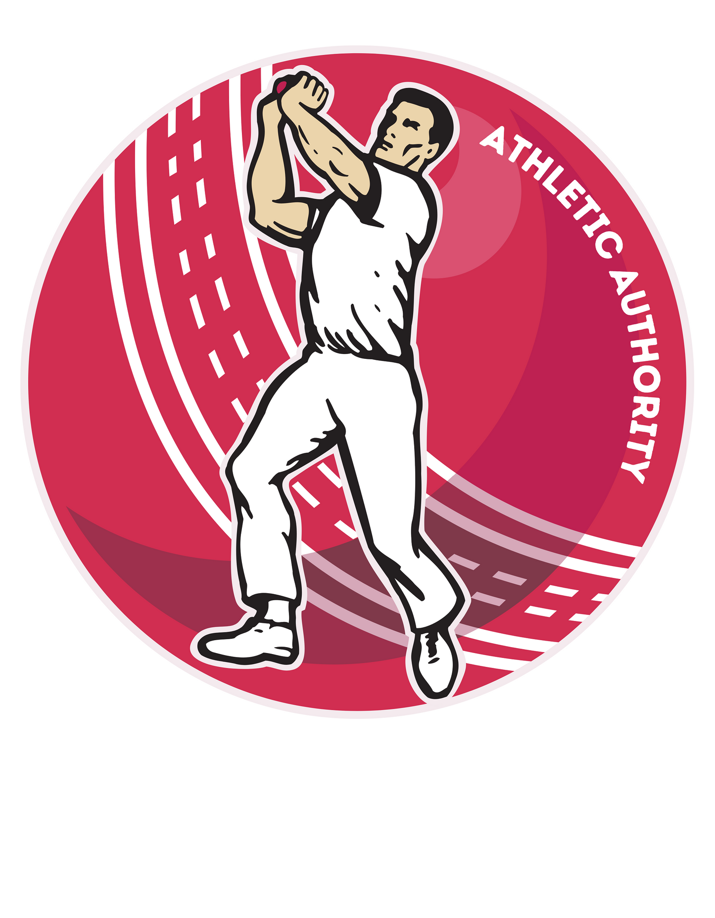 Athletic Authority "Cricket Ball Bowler " Unisex Tri-Blend Short sleeve t-shirt