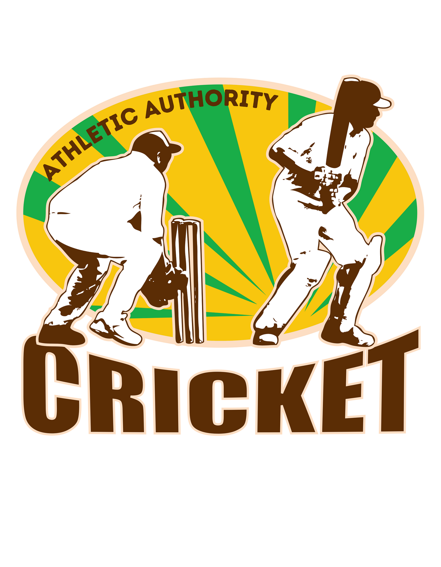 Athletic Authority "Cricket Keeper" Unisex Tri-Blend Short sleeve t-shirt