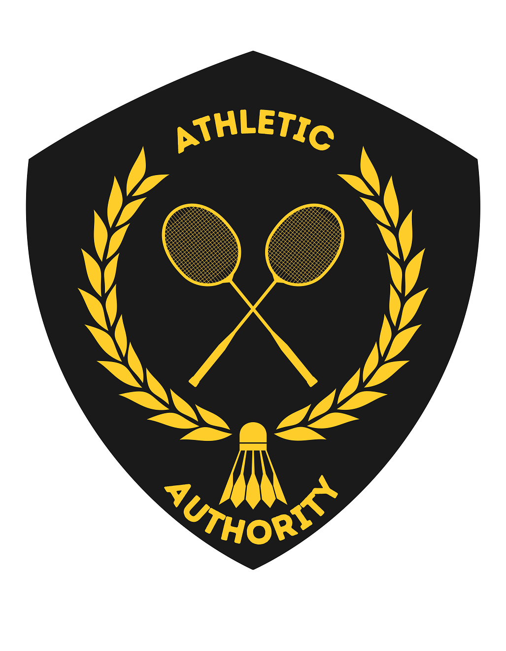Athletic Authority "Badminton" Unisex Tri-Blend Short sleeve t-shirt