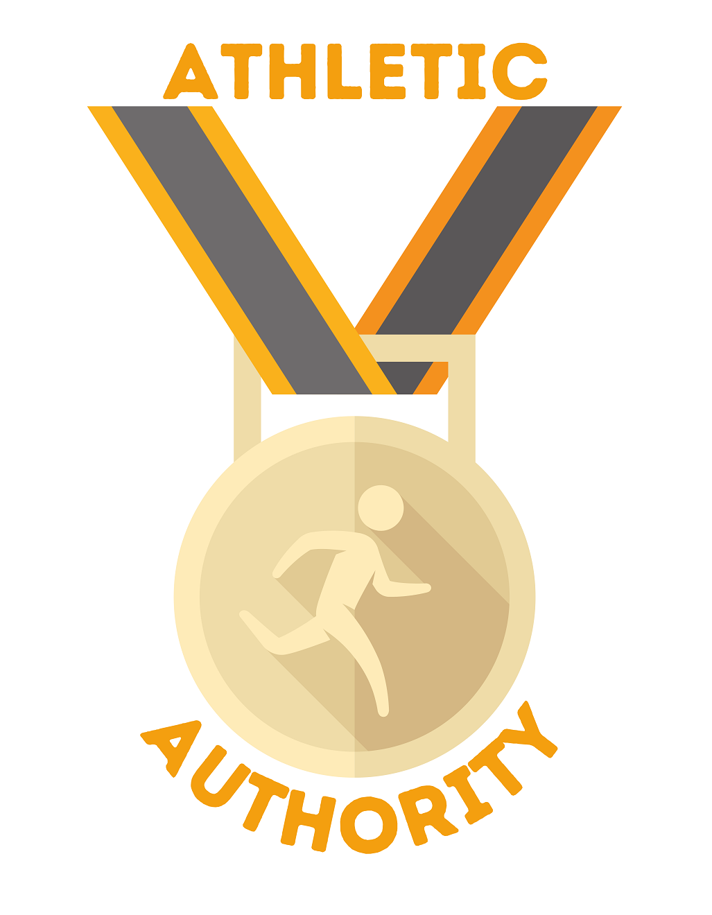 Athletic Authority  "Gold Medal Ribbon" Unisex Tri-Blend Short sleeve t-shirt