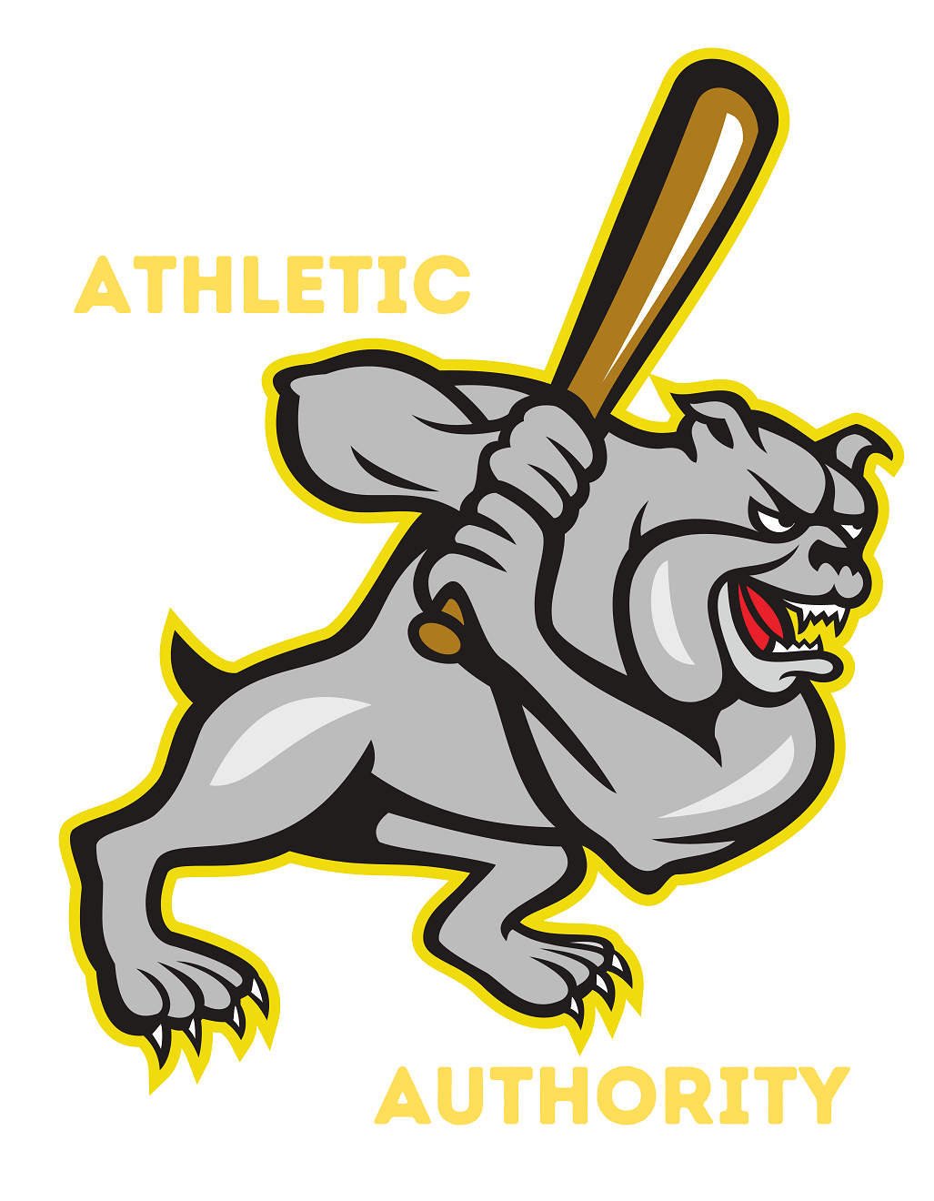 Athletic Authority  "Baseball Big Dog" Unisex Tri-Blend Short sleeve t-shirt