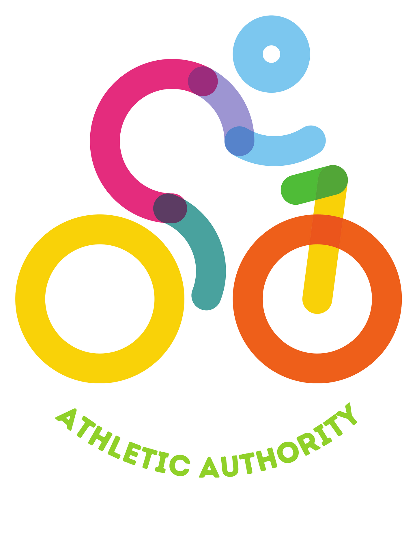 Athletic Authority "Cycling Rainbow" Unisex Tri-Blend Short sleeve t-shirt