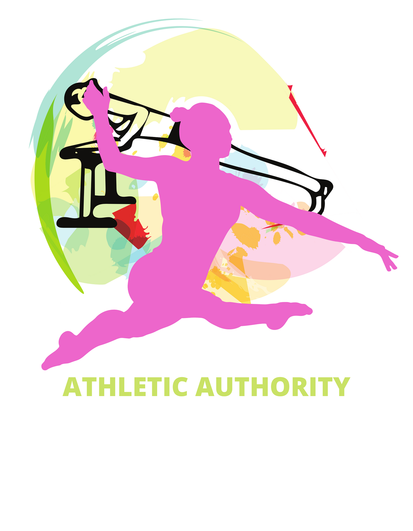Athletic Authority  "Gymnastics Pink" Unisex Tri-Blend Short sleeve t-shirt