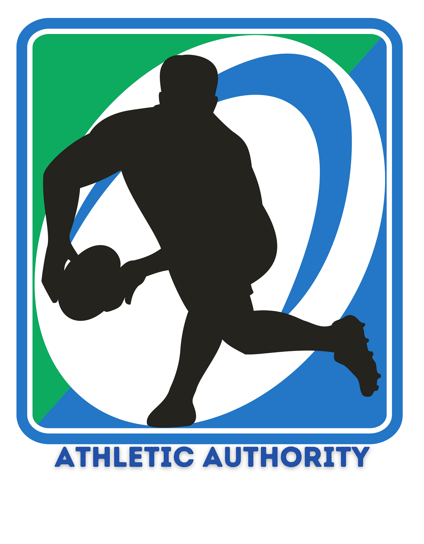 Athletic Authority  "Rugby Pass" Unisex Tri-Blend Short sleeve t-shirt