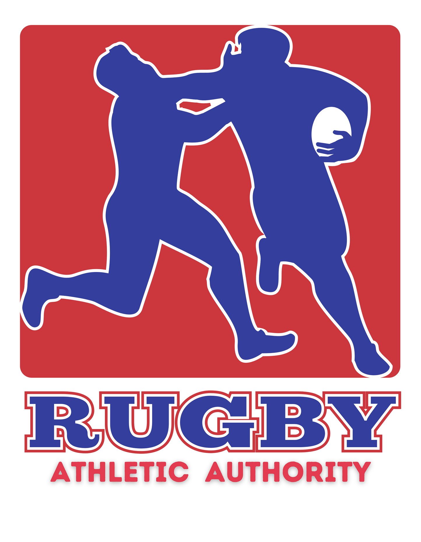 Athletic Authority  "Rugby Contact" Unisex Tri-Blend Short sleeve t-shirt