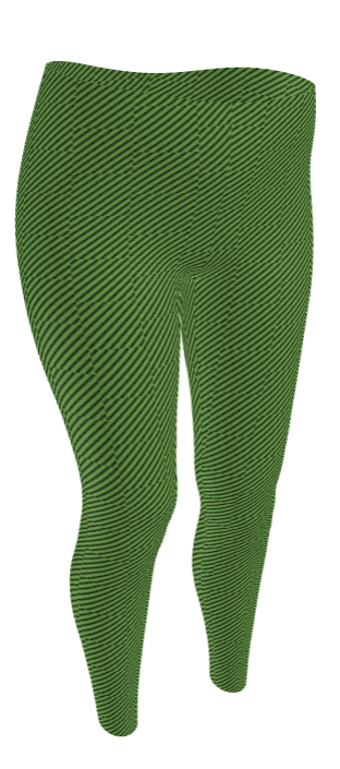 Athletic Authority "Green Hash" Leggings