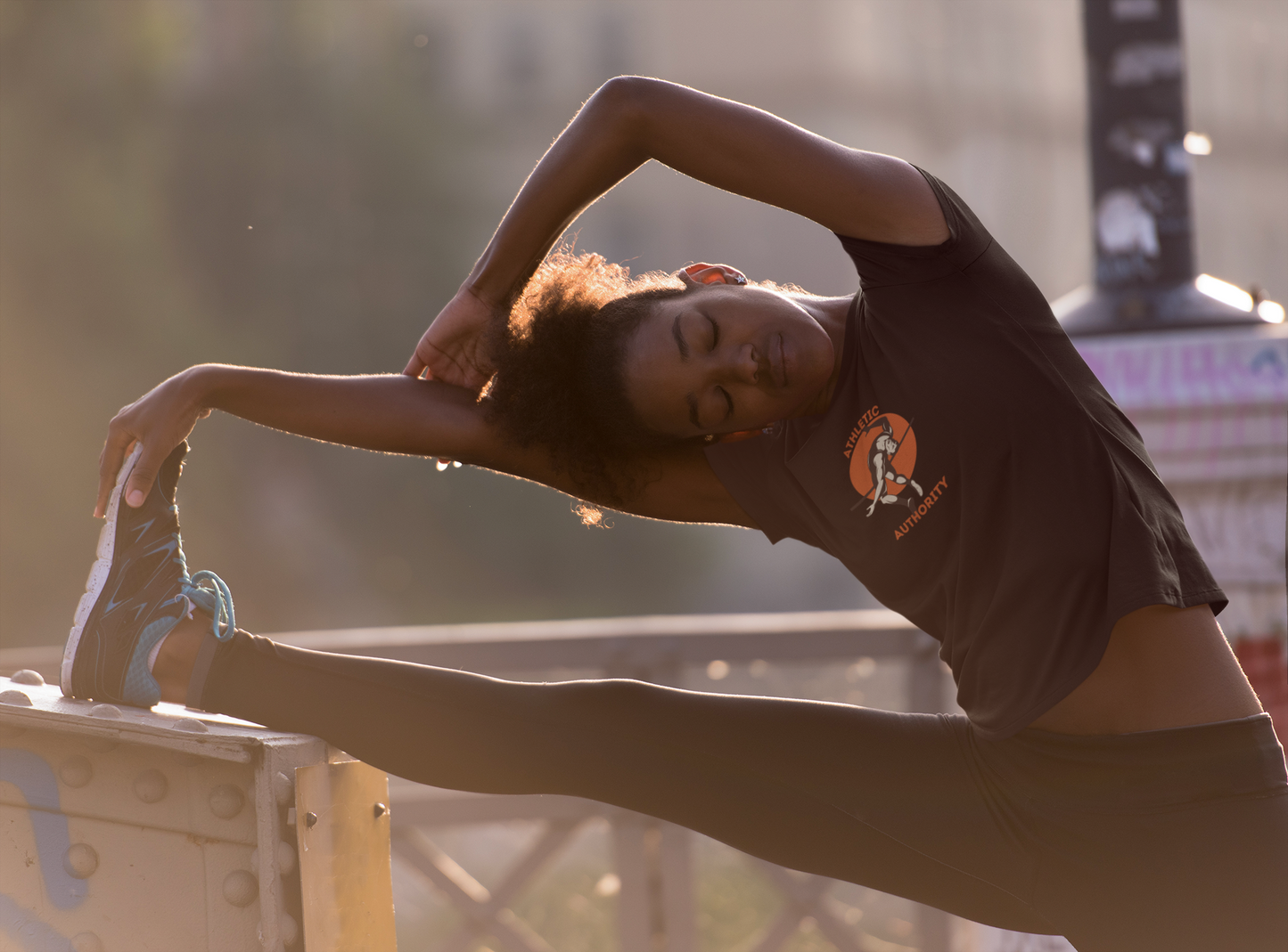 Athletic Authority  "High Jump" Unisex Tri-Blend Short sleeve t-shirt