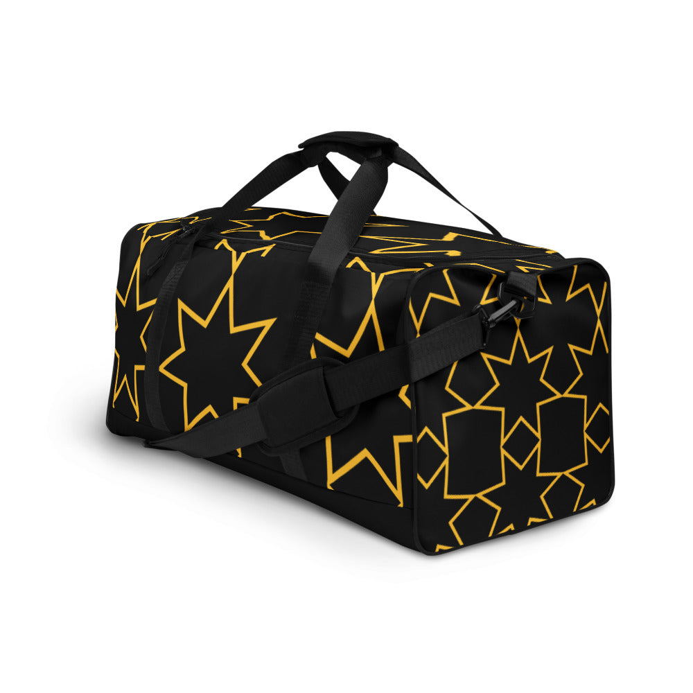 Athletic Authority "Star Burst Black" Duffle Bag