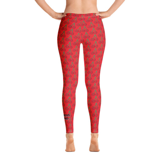 MYNY Hub "Cherries" Cherry Grove , Fire Island , NY Leggings