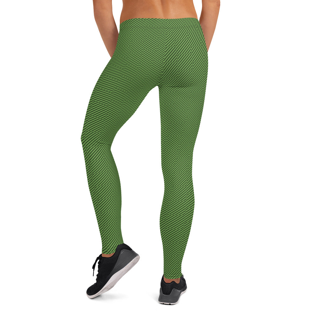 Athletic Authority "Green Hash" Leggings