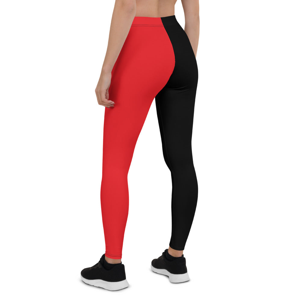 Athletic Authority  "Red  Black" Leggings