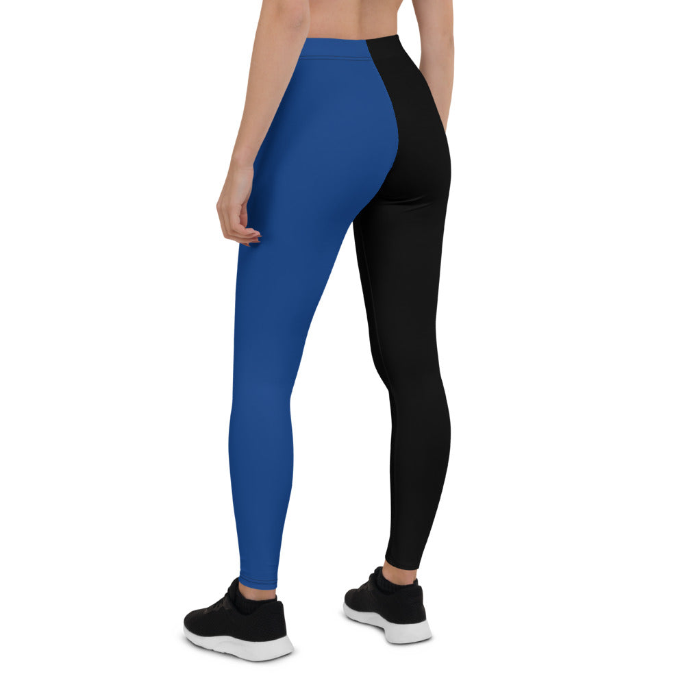 Athletic Authority "Black Blue" Leggings