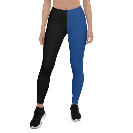 Athletic Authority "Black Blue" Leggings