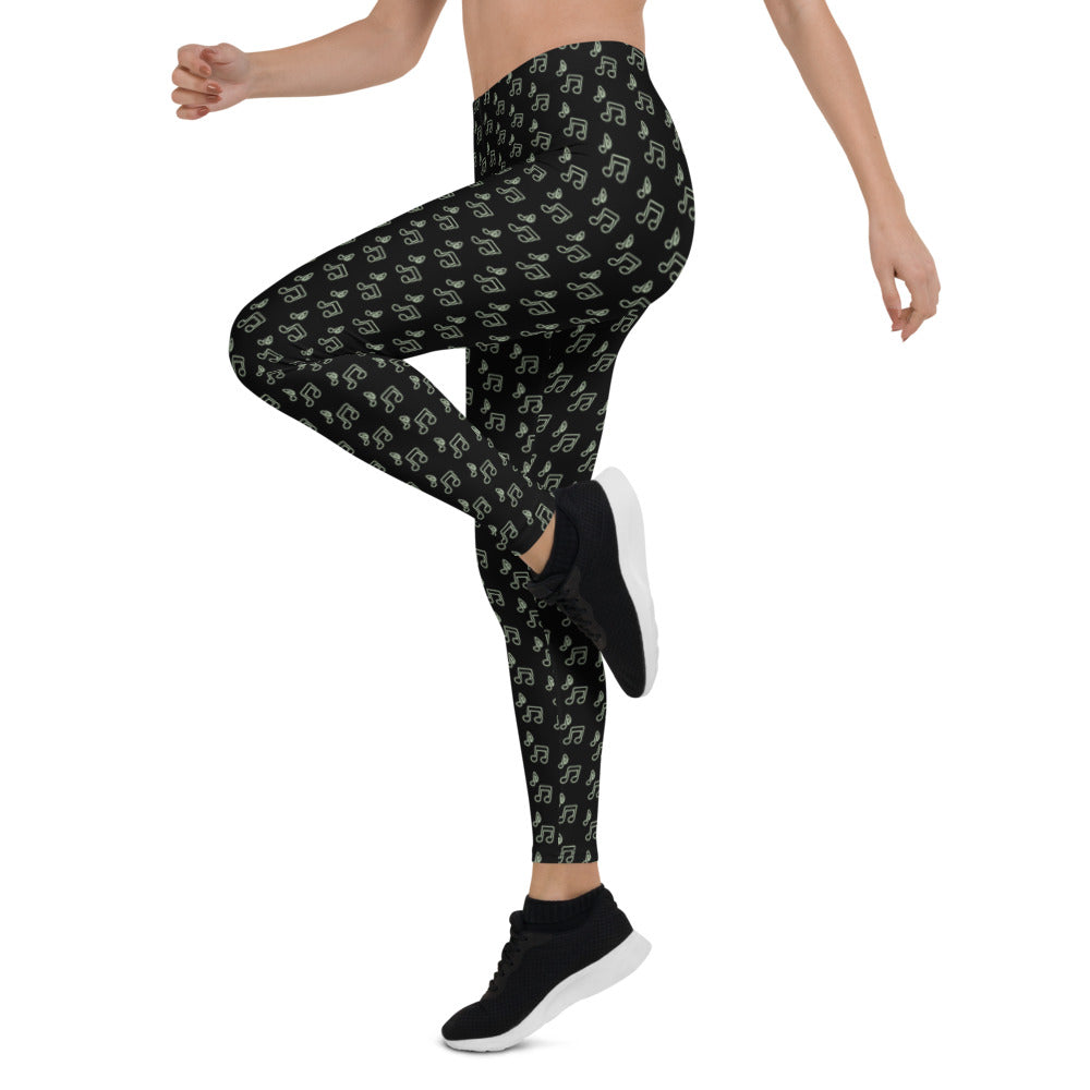 Athletic Authority "Musical Notes" Leggings