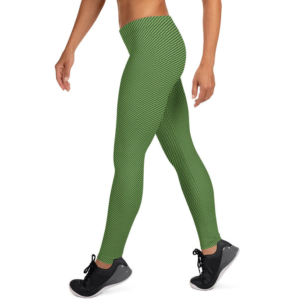 Athletic Authority "Green Hash" Leggings