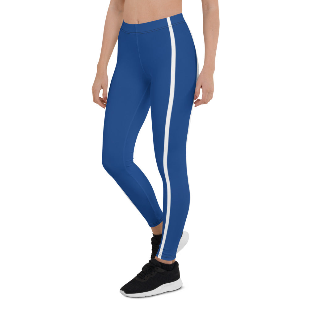 Athletic Authority "Blue Blue Stripe" Leggings