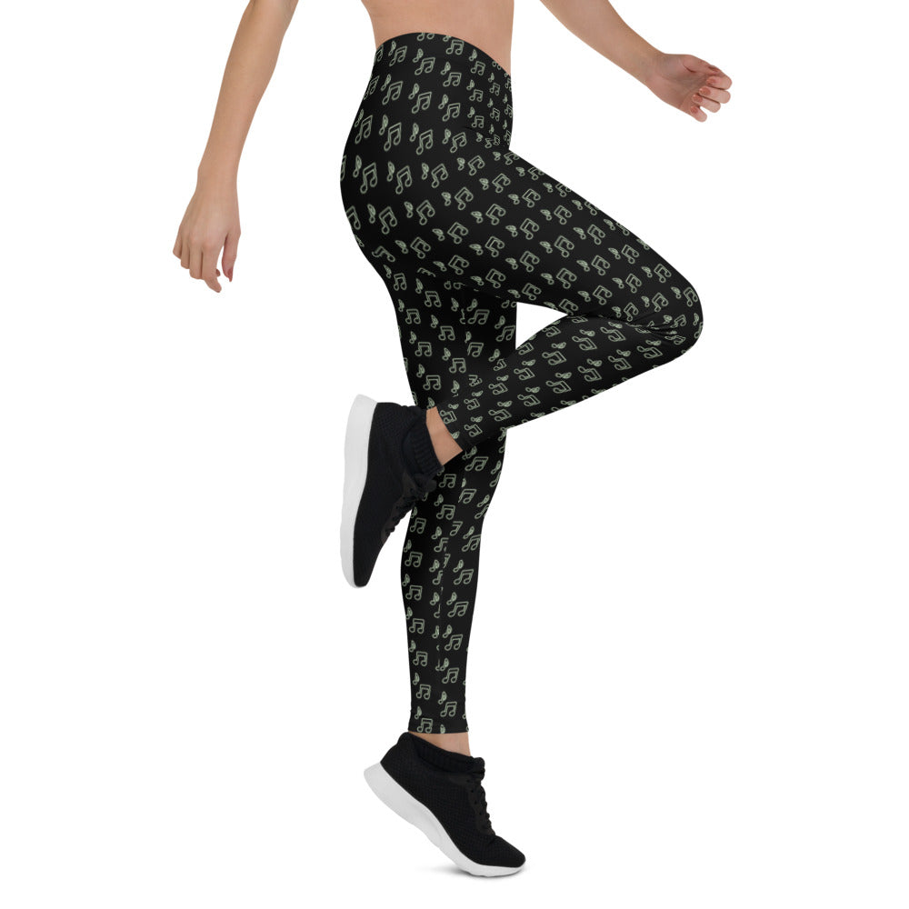 Athletic Authority "Musical Notes" Leggings