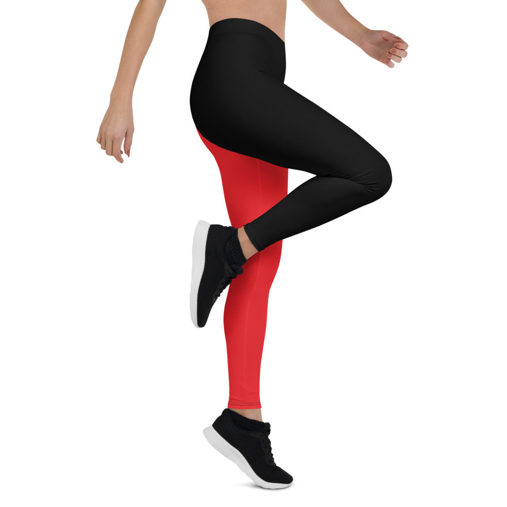 Athletic Authority  "Red  Black" Leggings