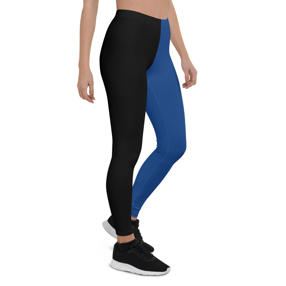 Athletic Authority "Black Blue" Leggings