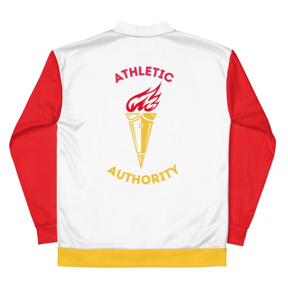 Athletic Authority "Flame" Unisex Bomber Jacket