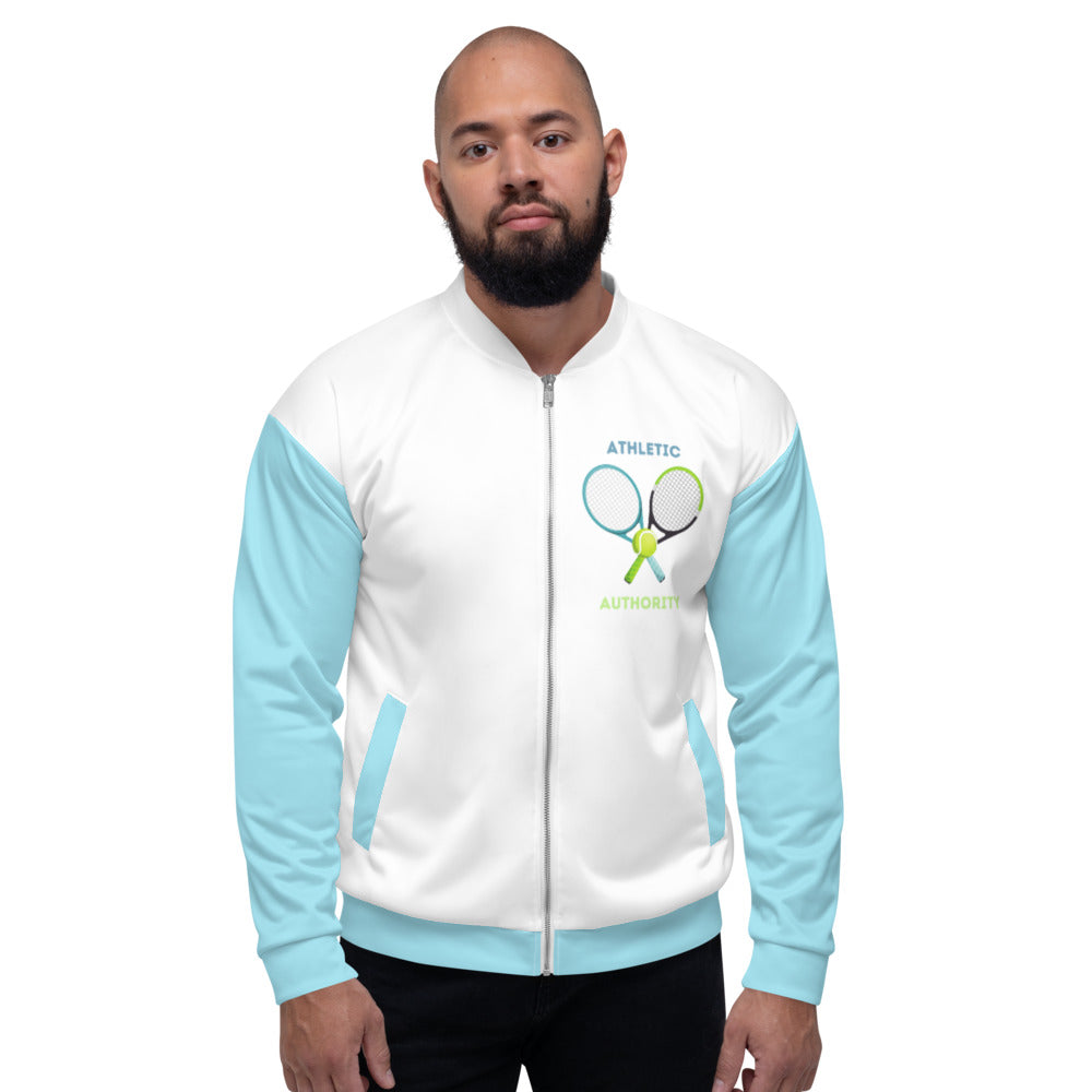 Athletic Authority " Tennis Racquets"  Unisex Bomber Jacket