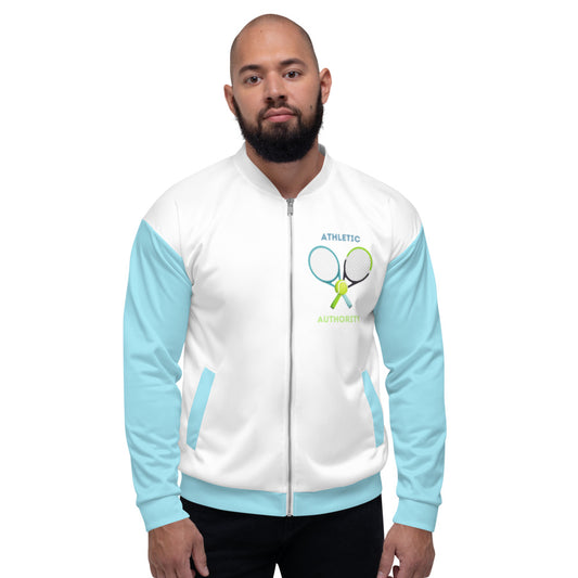 Athletic Authority " Tennis Racquets"  Unisex Bomber Jacket