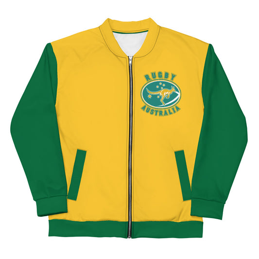 Athletic Authority "Australia Rugby"  Unisex Bomber Jacket front