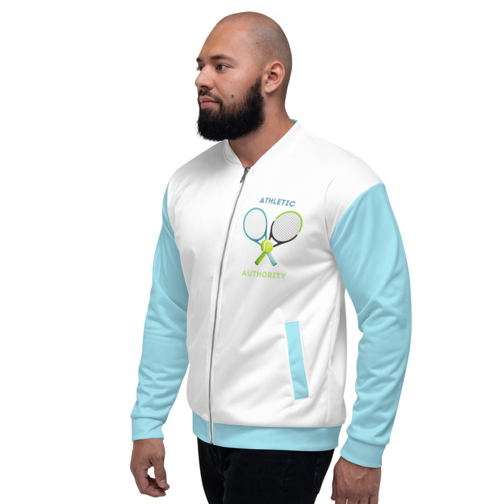 Athletic Authority " Tennis Racquets"  Unisex Bomber Jacket