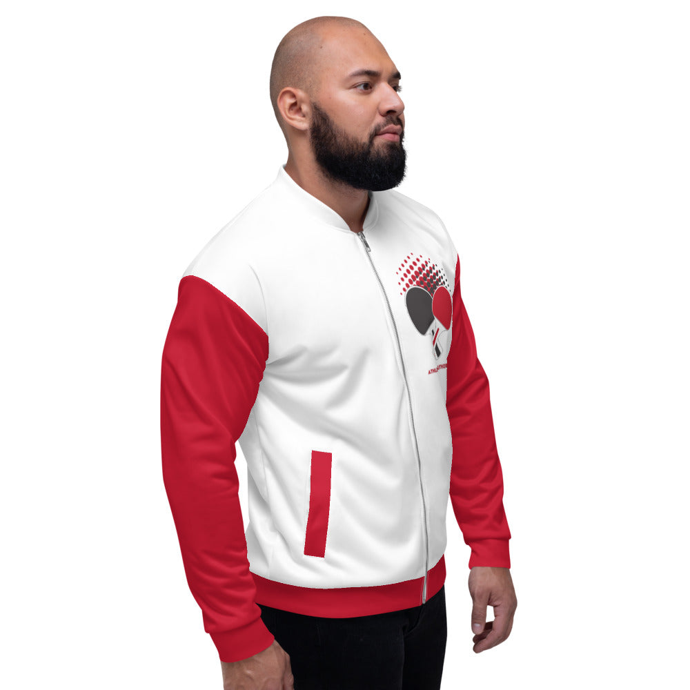 Athletic Authority " Table Tennis Bats" Unisex Bomber Jacket