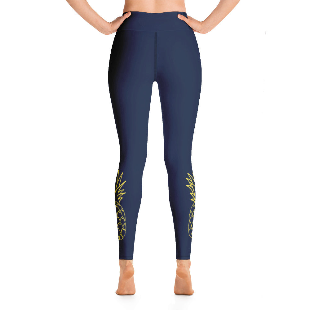 Athletic Authority  "Pineapple" Yoga Leggings