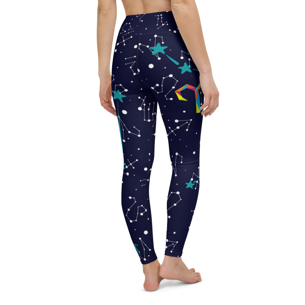Athletic Authority "Yoga Aries" Yoga Leggings back