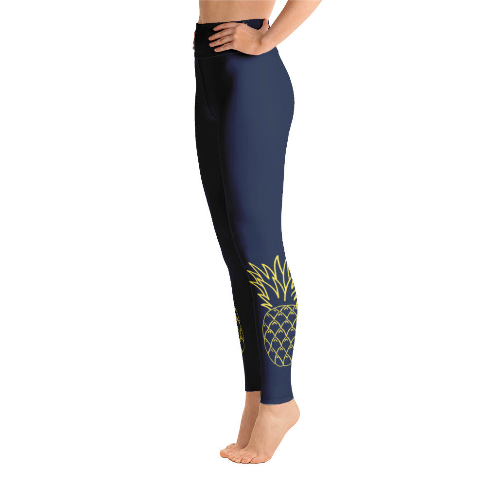 Athletic Authority  "Pineapple" Yoga Leggings