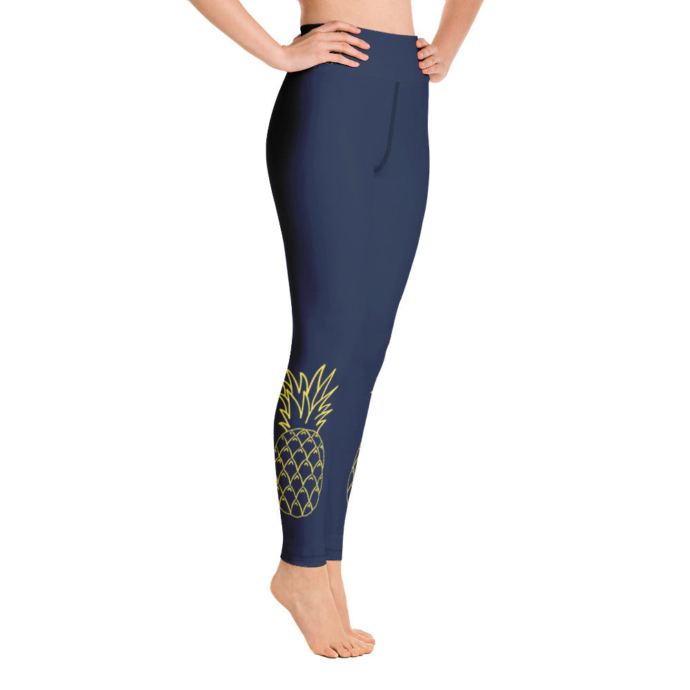Athletic Authority  "Pineapple" Yoga Leggings