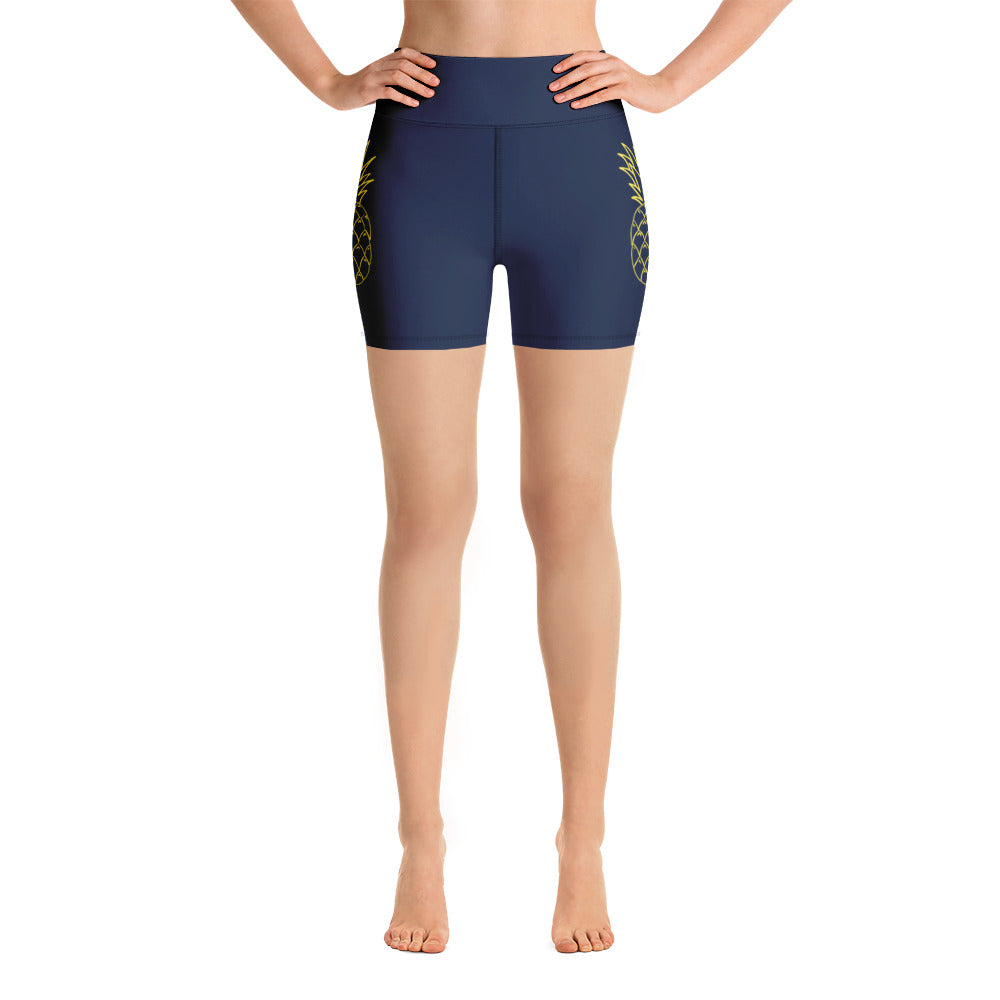 Athletic Authority "Pineapple" Yoga Shorts