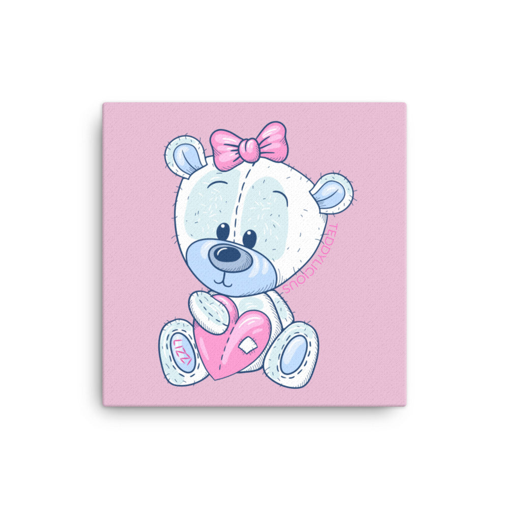 Teddylicious "Lizzi" Canvas wall art