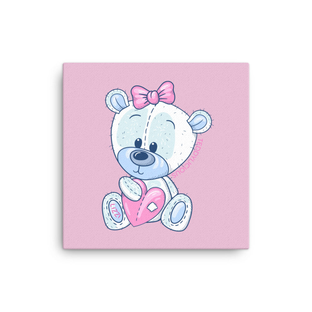 Teddylicious "Lizzi" Canvas wall art