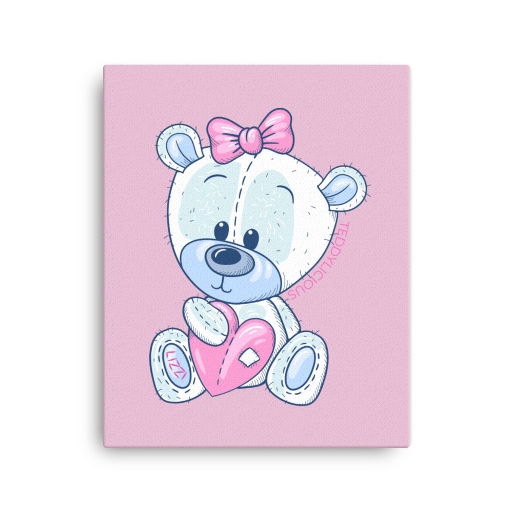 Teddylicious "Lizzi" Canvas wall art