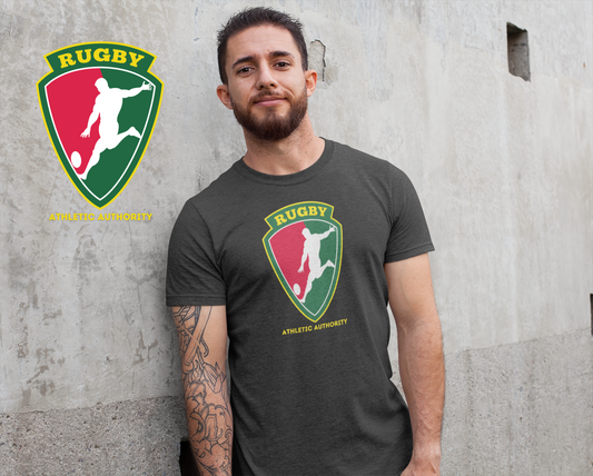 Athletic Authority  "Rugby Kick" Unisex Tri-Blend Short sleeve t-shirt