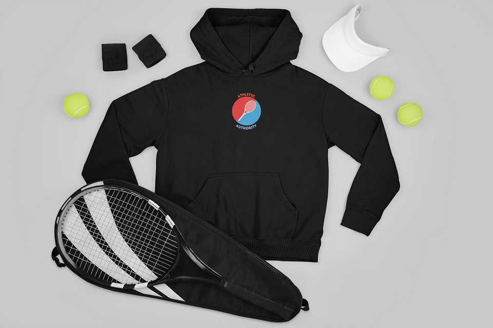 Athletic Authority " Tennis" Unisex Lightweight Hoodie