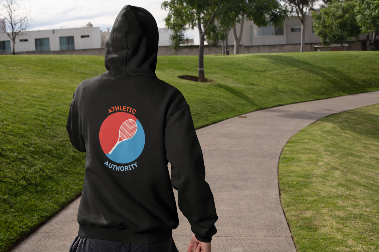 Athletic Authority " Tennis" Unisex Lightweight Hoodie