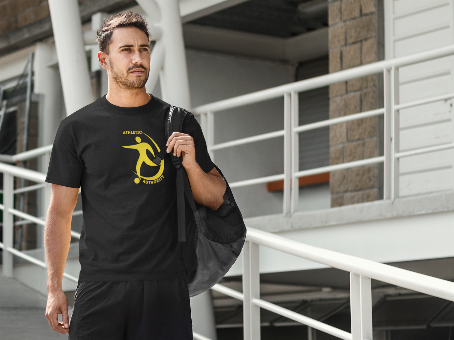Athletic Authority" Soccer Swish" Unisex Tri-Blend Short sleeve t-shirt
