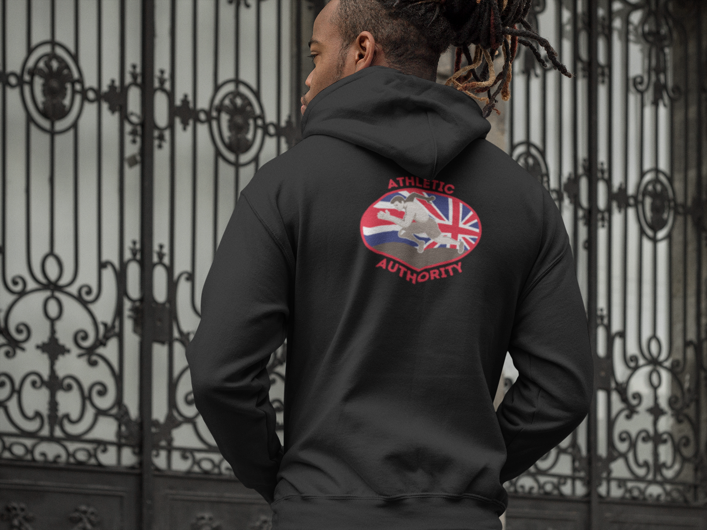 Athletic Authority "Runner GBR" Unisex Lightweight Hoodie