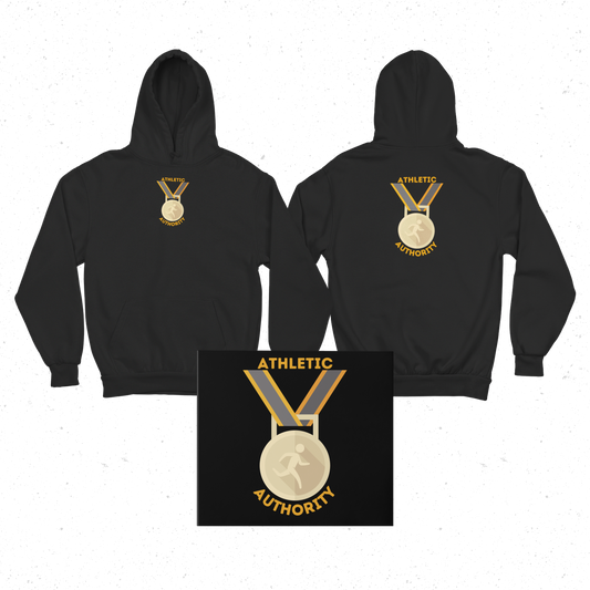 Athletic Authority  "Gold Medal Ribbon" Unisex Lightweight Hoodie