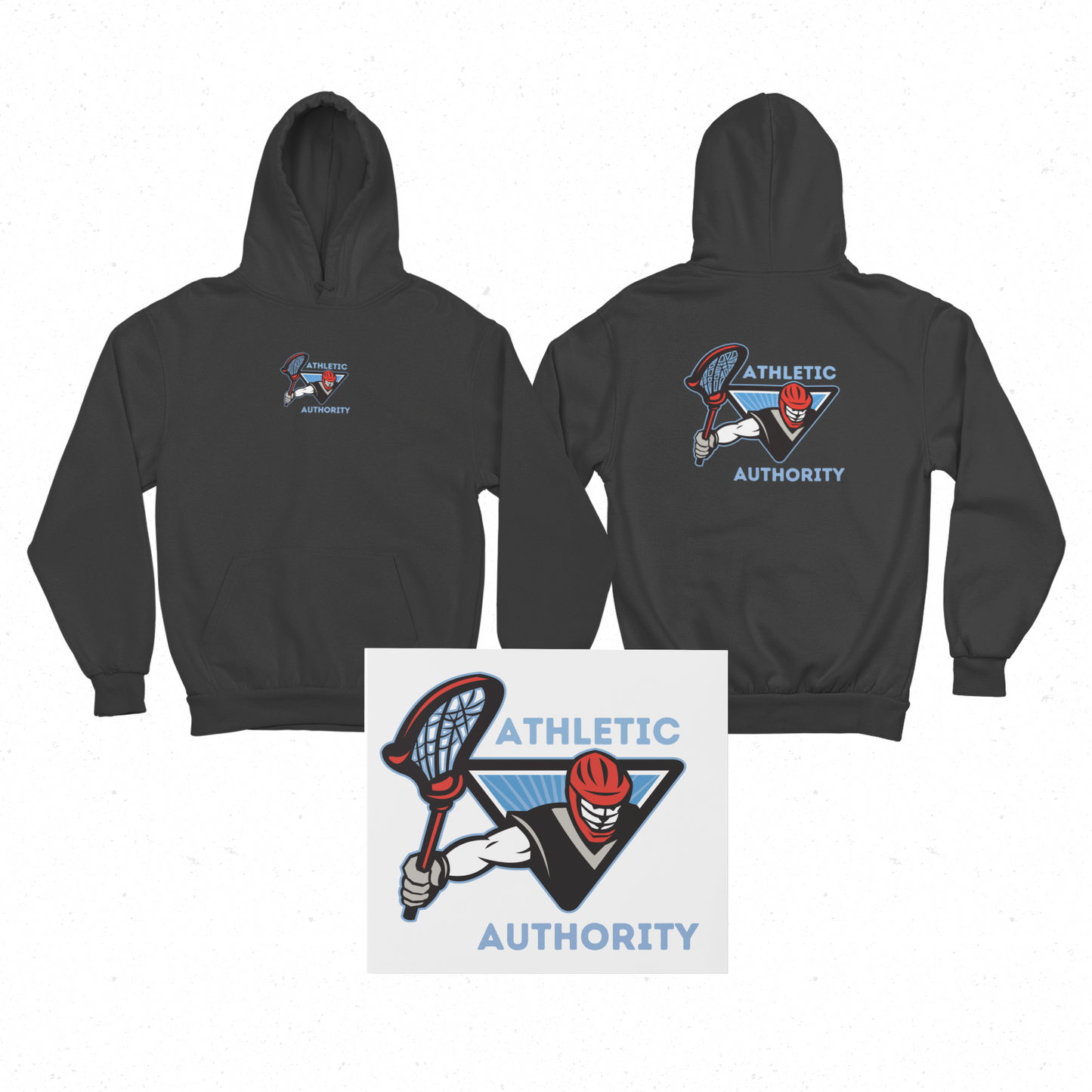 Athletic Authority " Lacrosse" Unisex Lightweight Hoodie